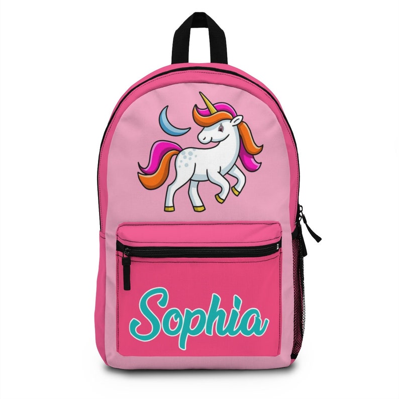 personalized unicorn backpack