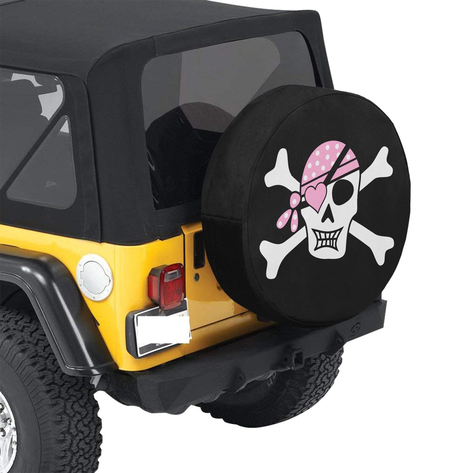 Girl Pirate Jeep Tire Cover Skull Tire Cover Girls tire Etsy