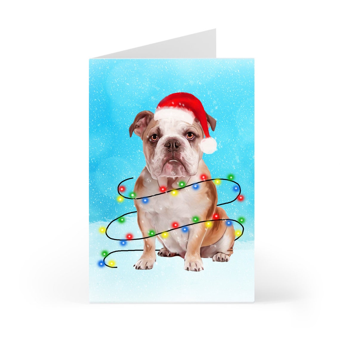 Bulldog Christmas Cards 