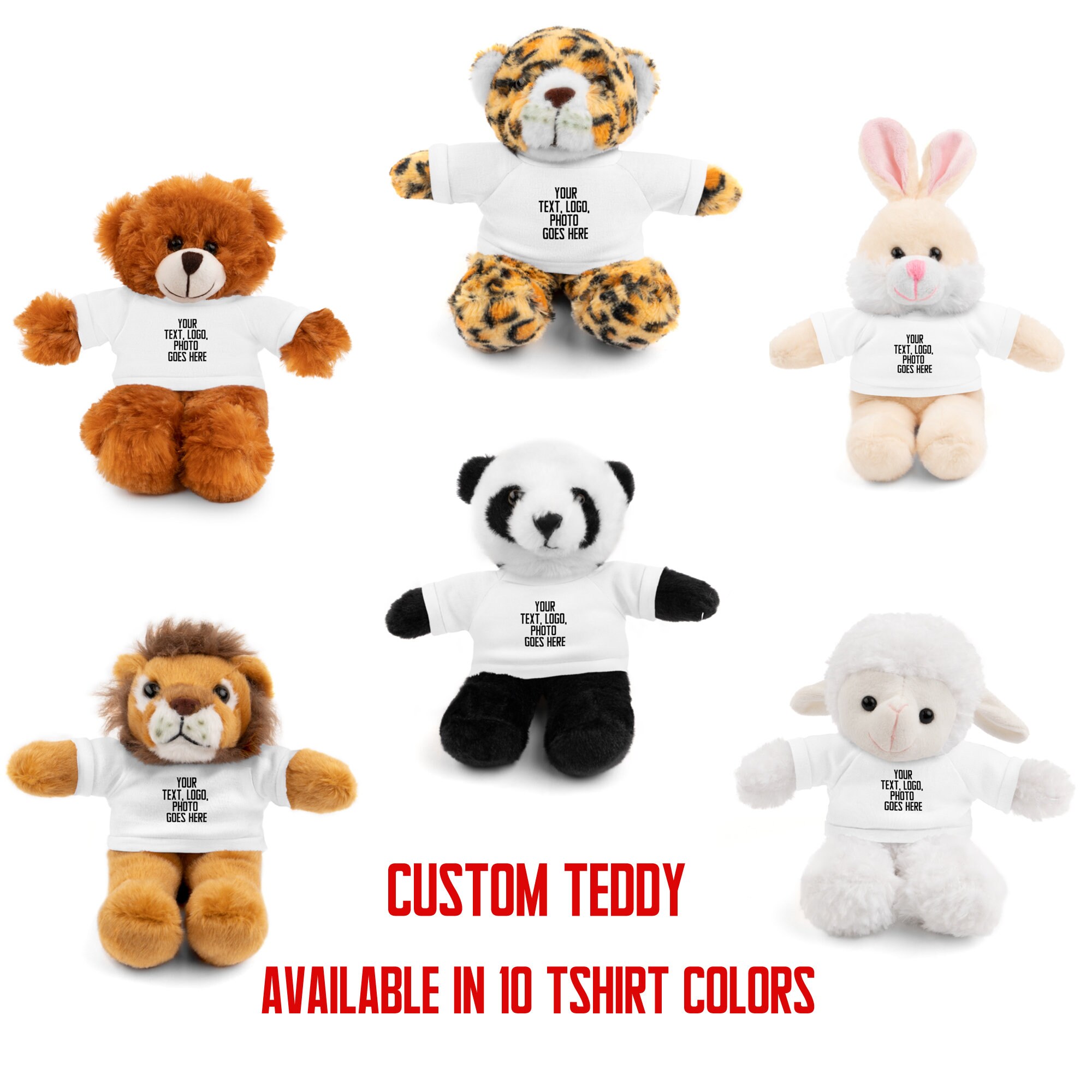 personalized plush stuffed animals