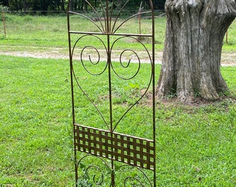 Trellis, Garden Trellis, Metal Trellis, Plant Trellis, Ivy Trellis, Large Outdoor Trellis, Handmade Large Metal Trellis