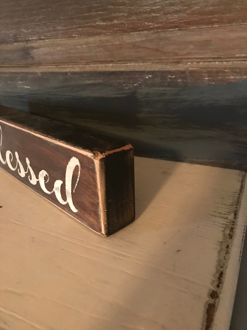 PERSONALIZED BLOCK Wood Sign/ custom made sign/Makes a great Etsy