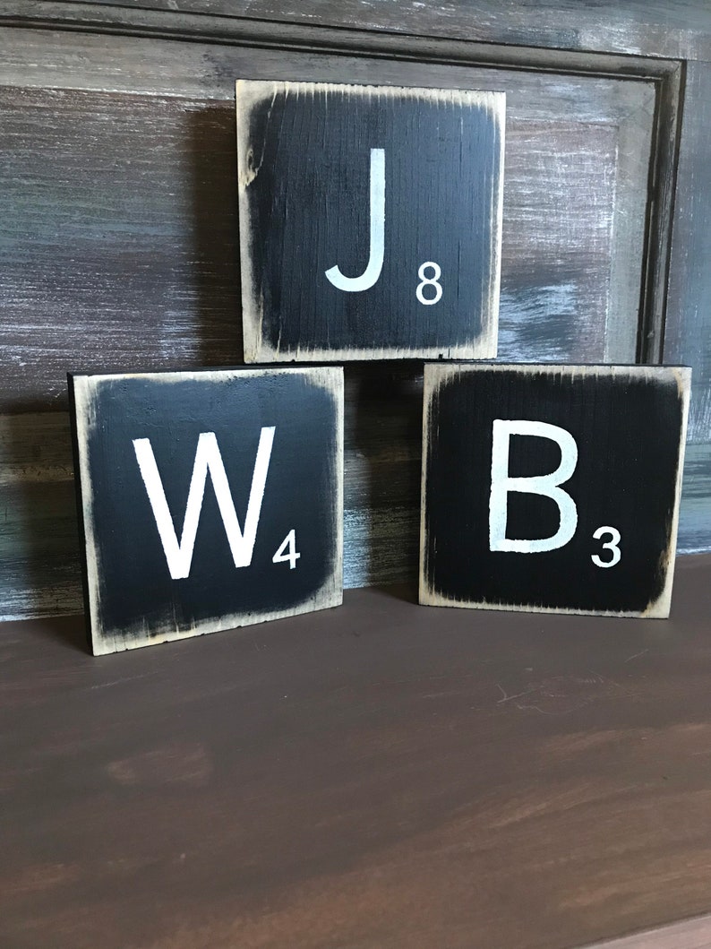 Rustic Scrabble Letter Tiles / FOR Previous Buyers Only / If You Have