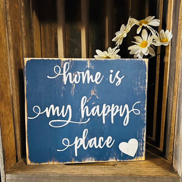 My Happy Place Sign Etsy