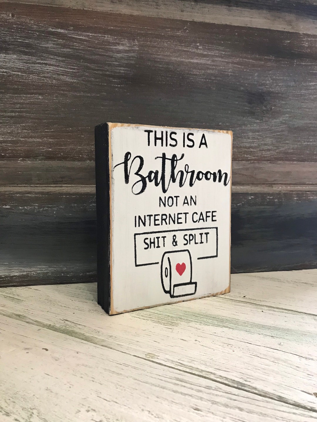 This is a Bathroom Not an Internet Cafe S*ht and Split / Funny Bathroom ...