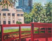 Crossing Bridges painting of downtown Orlando