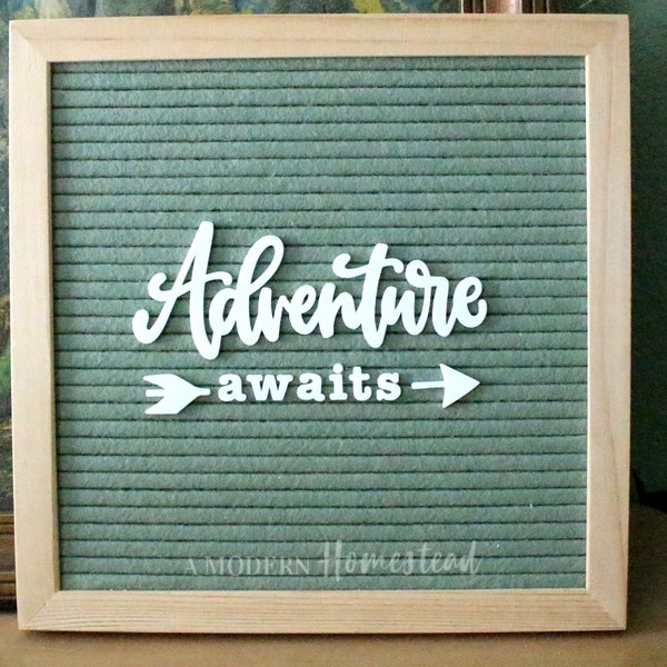 Adventure Awaits Letterboard Design | Letterboard Designs, motivational Letterboard quotes *Board Not Included*