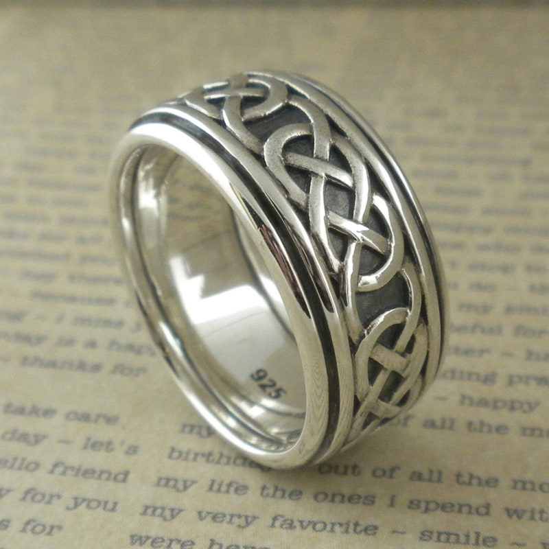 Mens Celtic Ring - Etsy