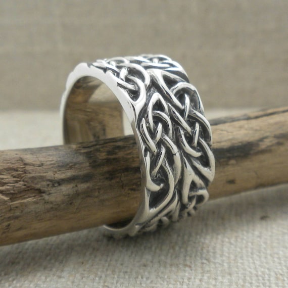 Sterling silver celtic knot ring best sale