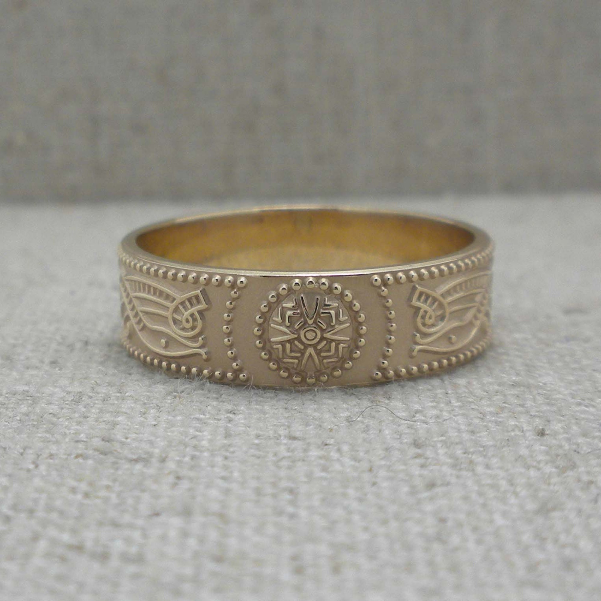 Celtic warrior outlet shield ring