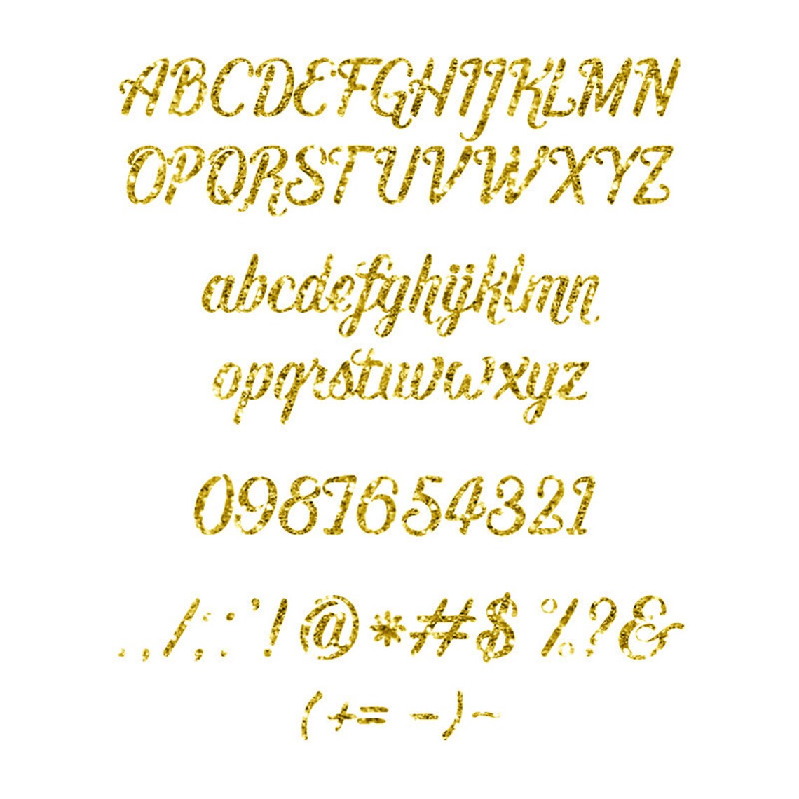 Gold Font, Gold Glitter Alphabet Clipart, Gold Letters, Gold Alphabet ...