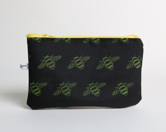 Medium Bee Zip Pouch
