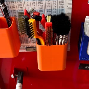 Organizador magnético para caja de herramientas / Soporte para bolígrafo, lápiz, marcador y regla de 6 pulgadas / Organizador de herramientas para mecánicos, aviación y talleres mecánicos.
