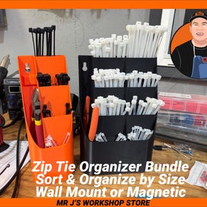 BMP Zip Tie Dispenser – Shop Organizer, Model 1100125 – Made In Germany