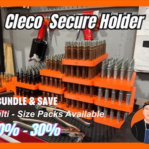 Kit de soporte seguro Cleco: 50 Clecos de 3/32, 1/8, 5/32 y 3/16 cada uno