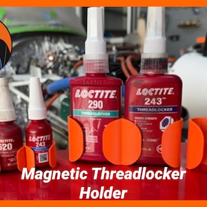 Magnetic Threadlocker Holder for Loctite – Organized, Upright, Within Reach, Grab-and-Stick Convenience