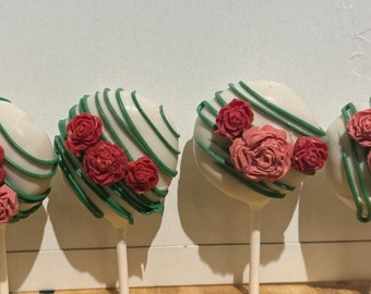 Rose cake pops