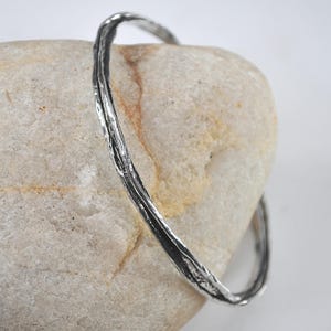 Or PAZ Creations Sterling Silver Bangle Bracelet