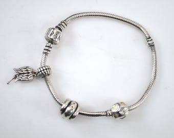 PANDORA Moments バレルクラスプ 正規品 PANDORA Moments バレルクラスプチャームブレスレット
