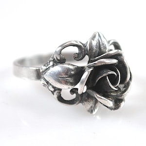 Vintage Theodor Klotz TEKA 925 Rose Ring