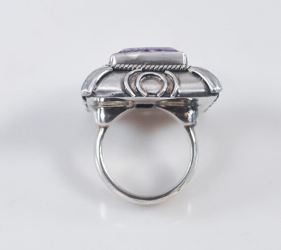 HEAVY Native American Signed 925 Sterling Silver … - image 9