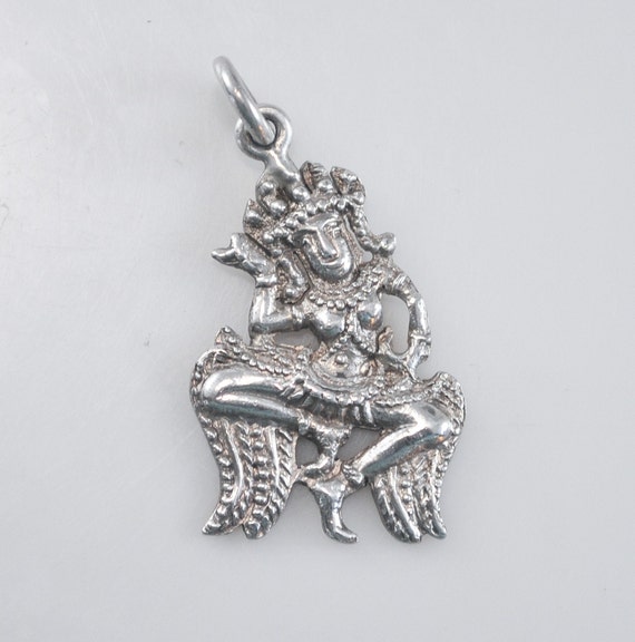 925 Sterling Silver Tribal Dancer Pendant