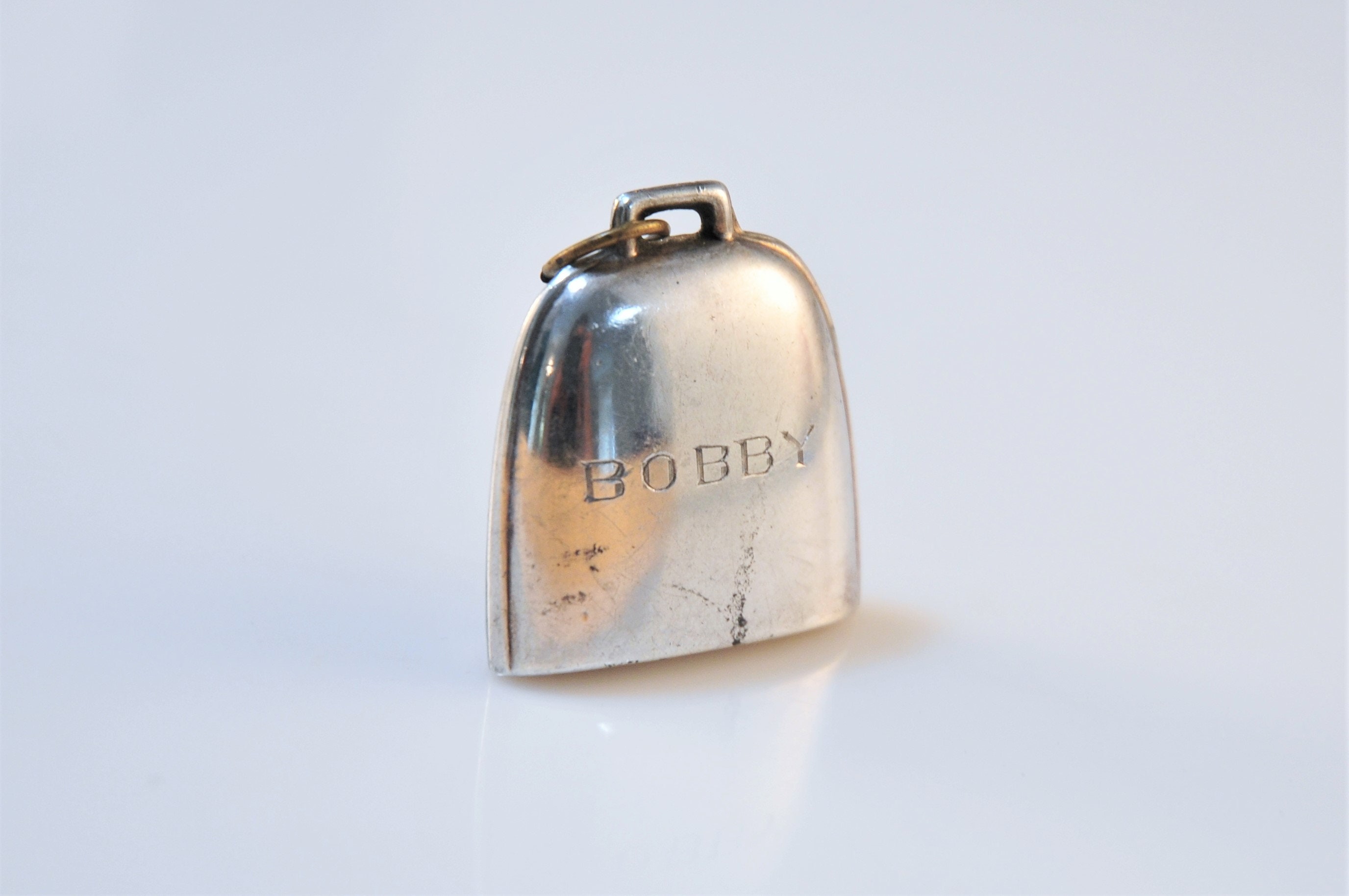 Vintage Sterling Silver Birth Record Bell Baby Rattle - Etsy