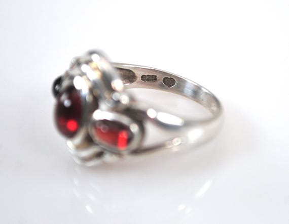 Pranda Sterling Silver Amber Ring - image 5