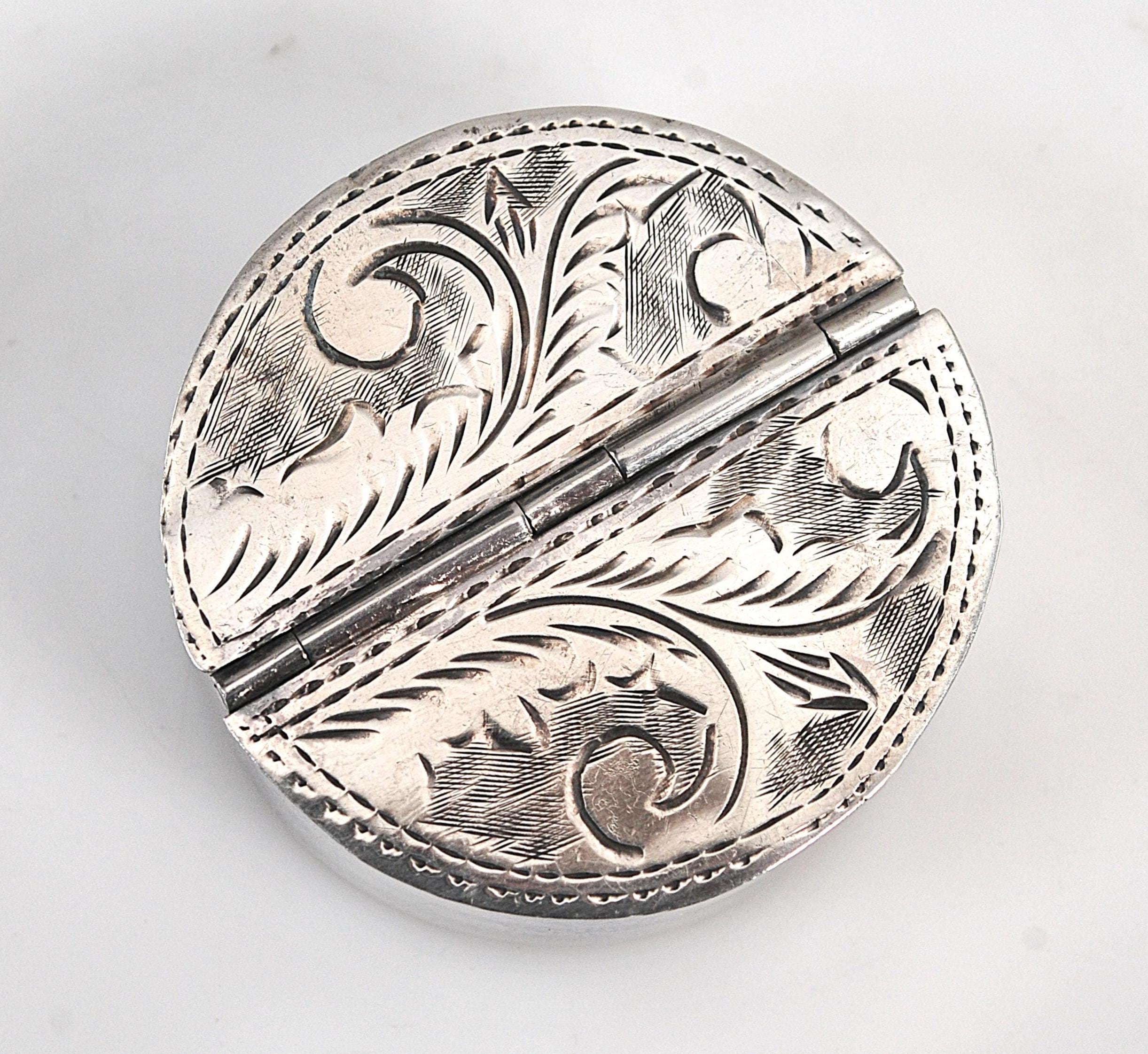 Sterling Silver Pill Box. - Etsy