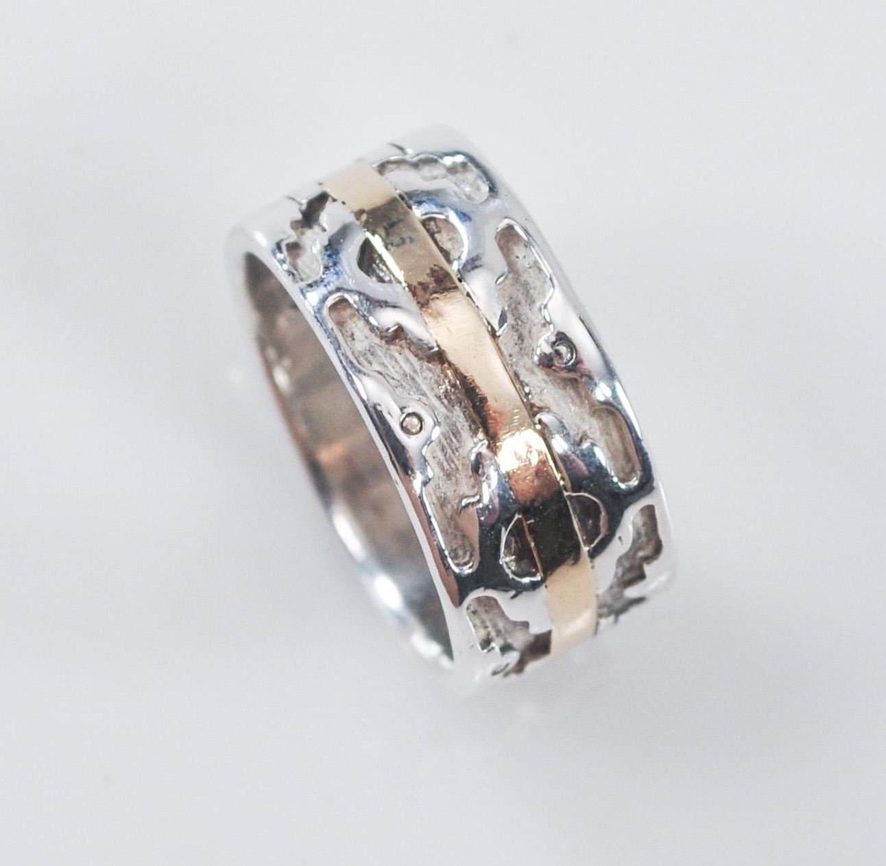 ズニ族AndreLonjosee作 Woodstock Silver Ring ズニ族AndreLonjosee作