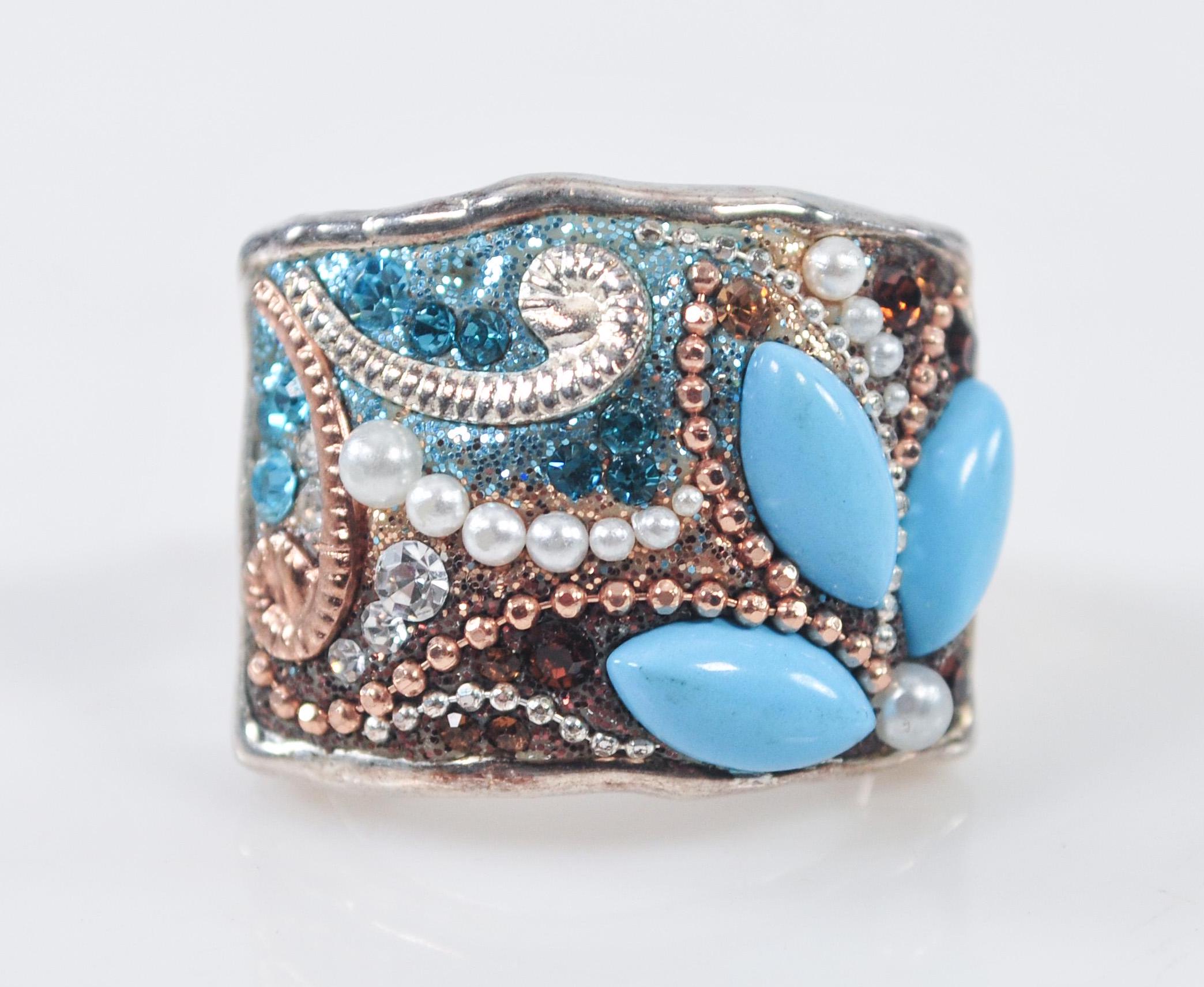 地域ねこページ　ピーコックターコイズ　キングマンターコイズ　シルバ リング 地域ねこ様専用ページ ピーコックターコイズ キングマン