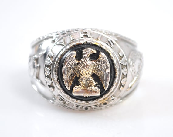 Franklin Mint Sterling Silver Eagle Ring