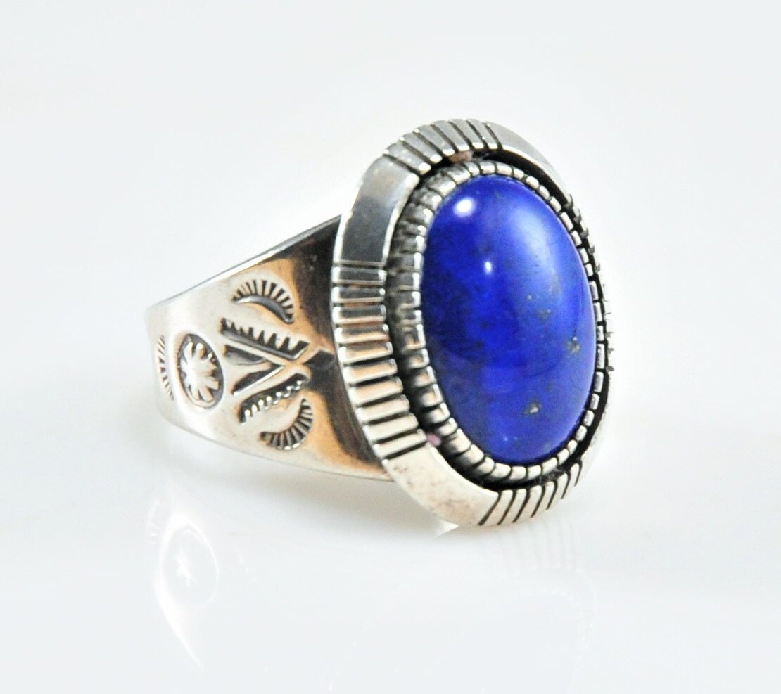 Men's Native American Sterling Silver 