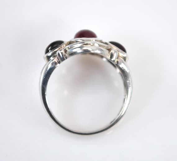 Pranda Sterling Silver Amber Ring - image 7