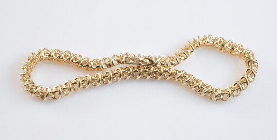 14K Gold 2ctw Diamond Tennis Bracelet - image 6