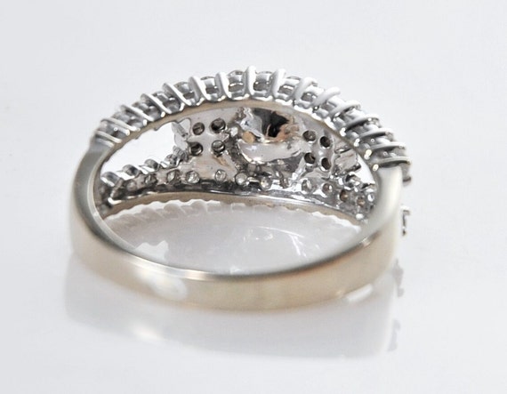 Vintage 14K White Gold 1ct tw Diamond Ring - image 9