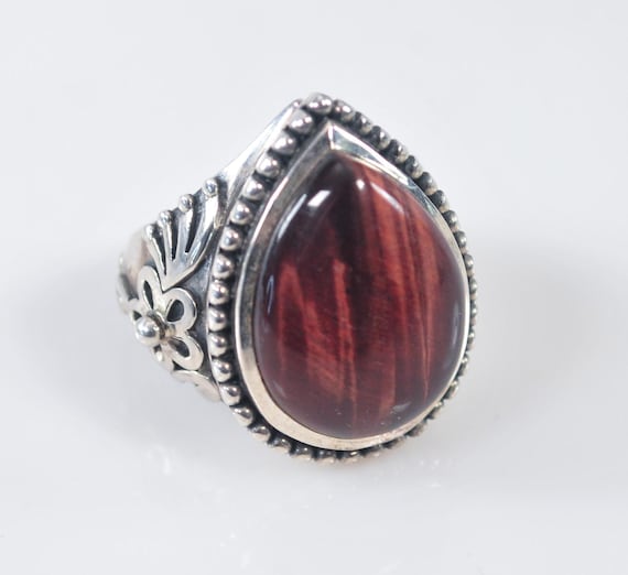 Doug Paulus Sterling Silver Tiger Eye Ring