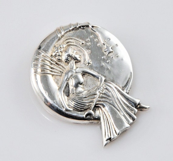 Jessica Galbreth Sterling Silver Moon Queen Fairy