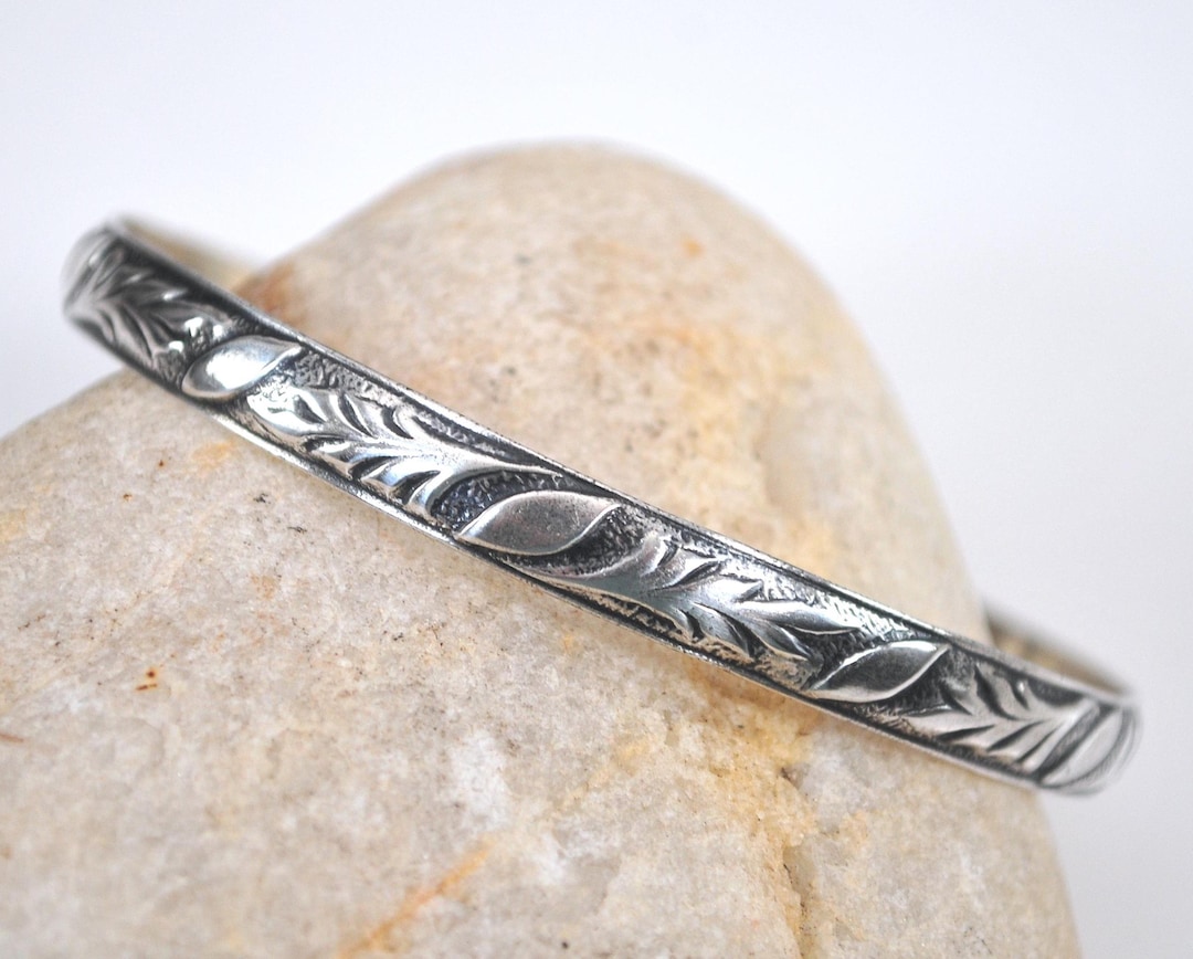 Vintage Danecraft Felch Sterling Silver Bangle Bracelet - Etsy