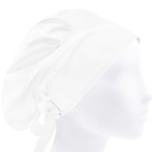 Surgical cap women, scrub hats, surgery caps, nurse hat, solid white