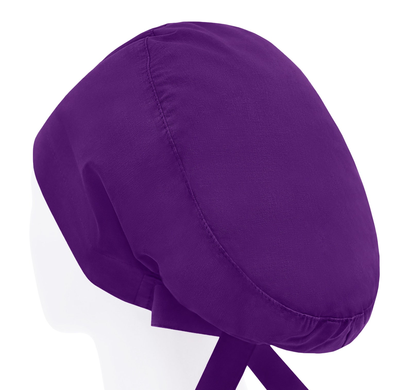 Scrub Cap Scrub Hat Surgery Caps Surgical Hats Solid Plum Etsy