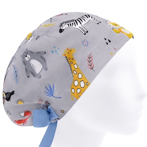 Scrub caps, surgical cap, scrub hats, nurse cap, animals scrub hat