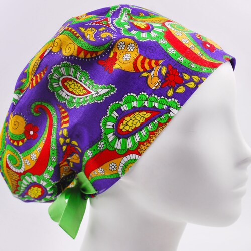 Scrub Caps Scrub Hat Surgery Cap Surgical Hats Floral Etsy