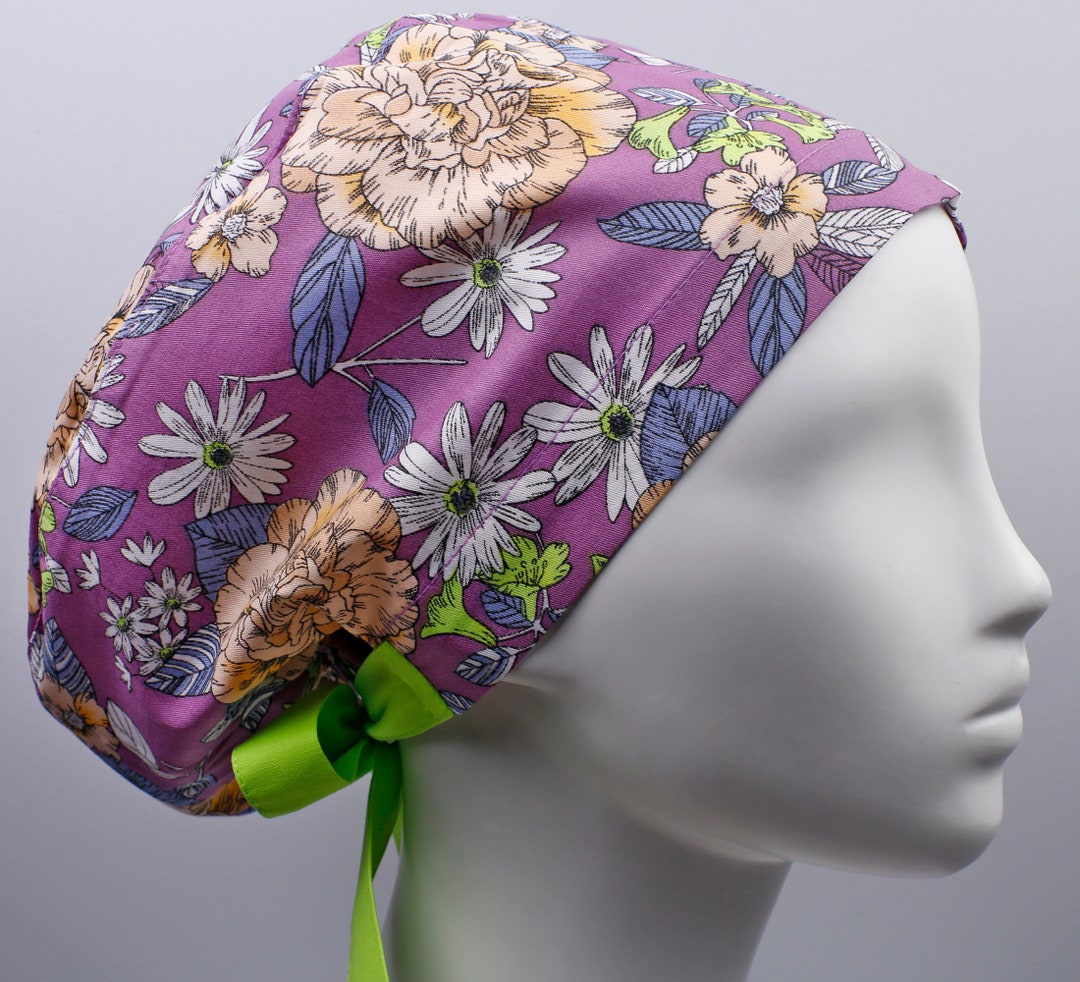 Womens Scrub Caps Scrub Cap Surgical Scrub Hat Scrub Hats Etsy