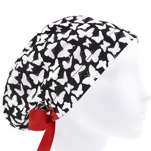 Surgical cap, scrub caps, scrub hats, nurse butterfly cap