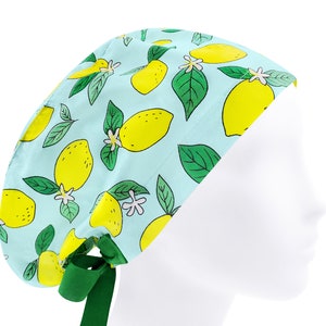Scrub hat, scrub cap, surgery caps, lemon surgical hats
