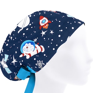 Scrub cap, scrub hats, surgery caps, surgical hat, space cat or hat