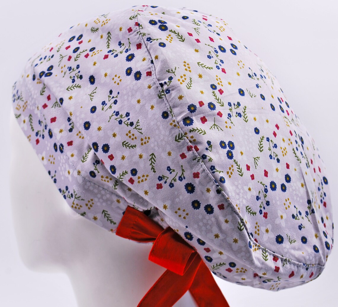 Womens Scrub Caps Scrub Hat Surgical Cap Flower Scrub Hats Etsy
