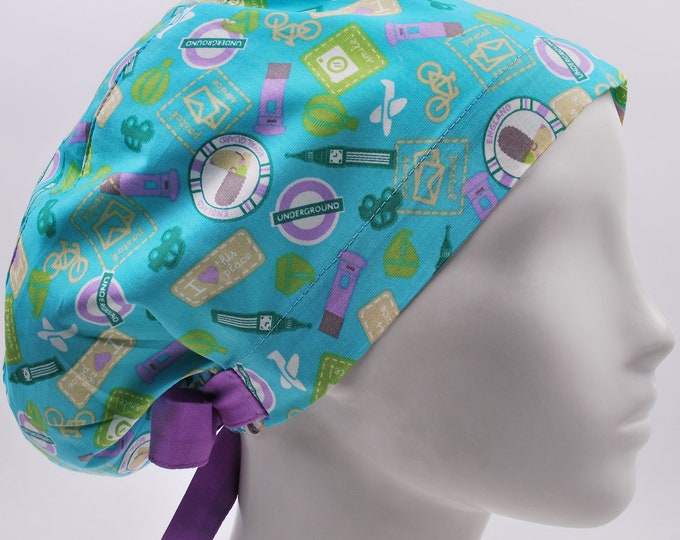 Nurse Cap Scrub Caps Surgical Cap Women Scrub Hats Blue Etsy