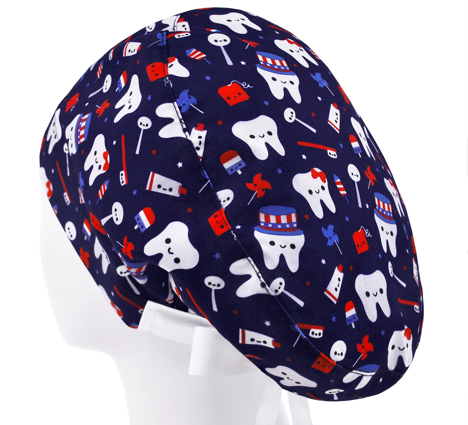 Dental Nurse Cap Teeth Scrub Cap Surgical Cap Women Scrub Etsy